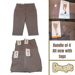 Bundle of 4 Spyder XXL Short Leggings NWT | Olive Tan Knee-Length Athletic Lot
